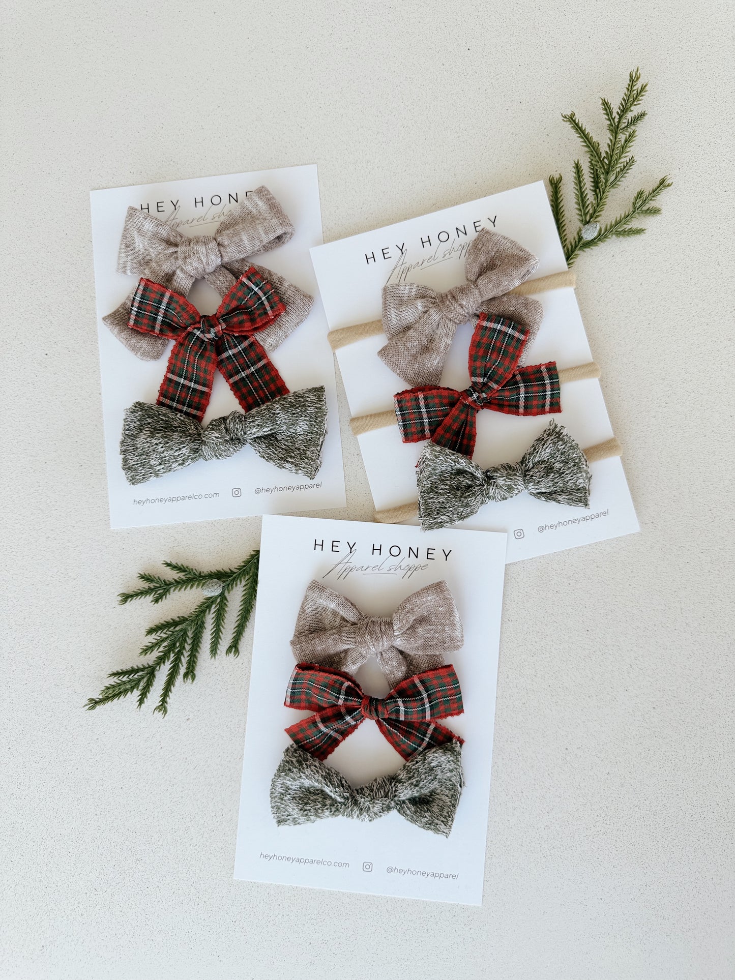 December Bow Set 2025