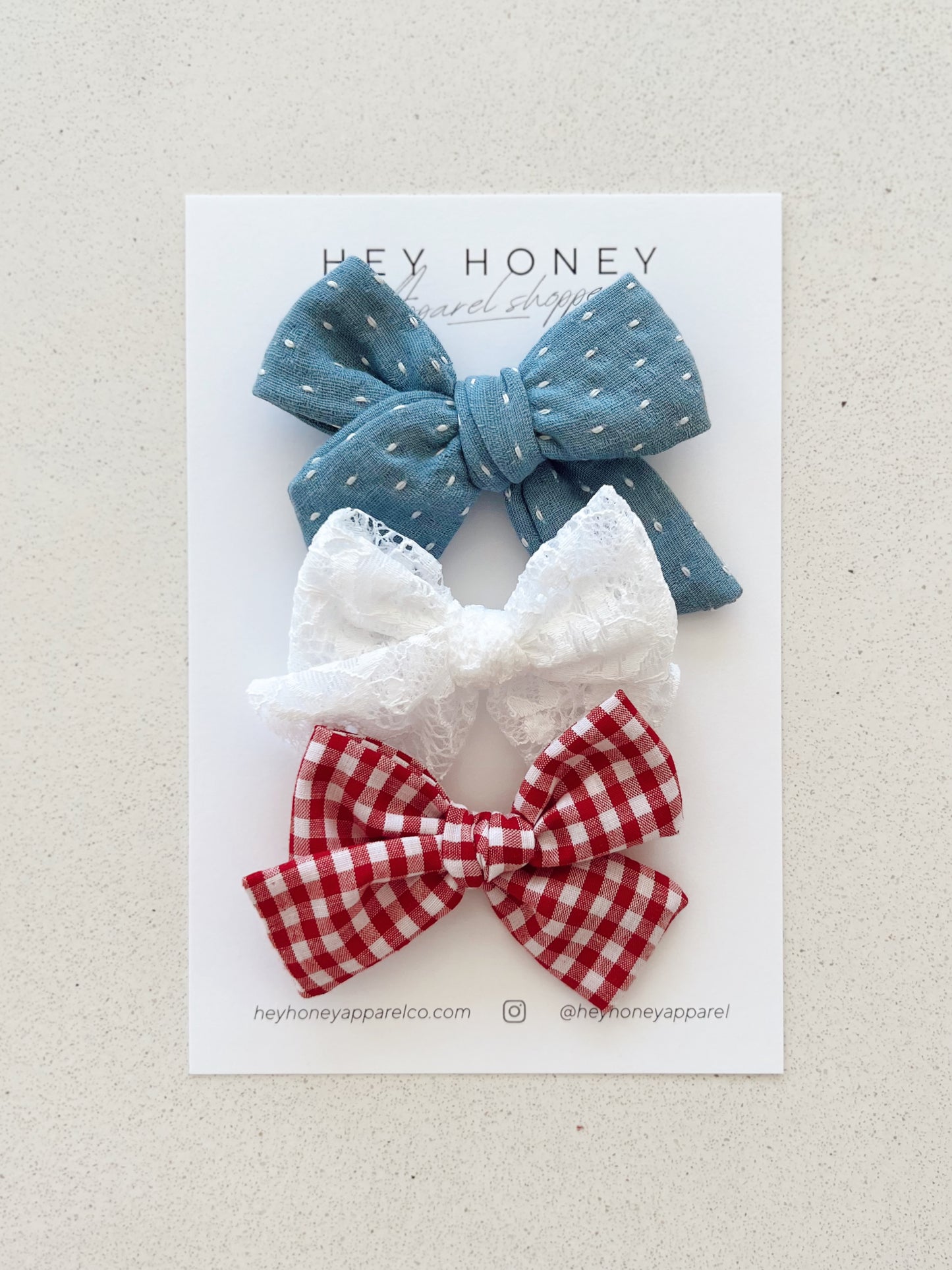July Bow Set