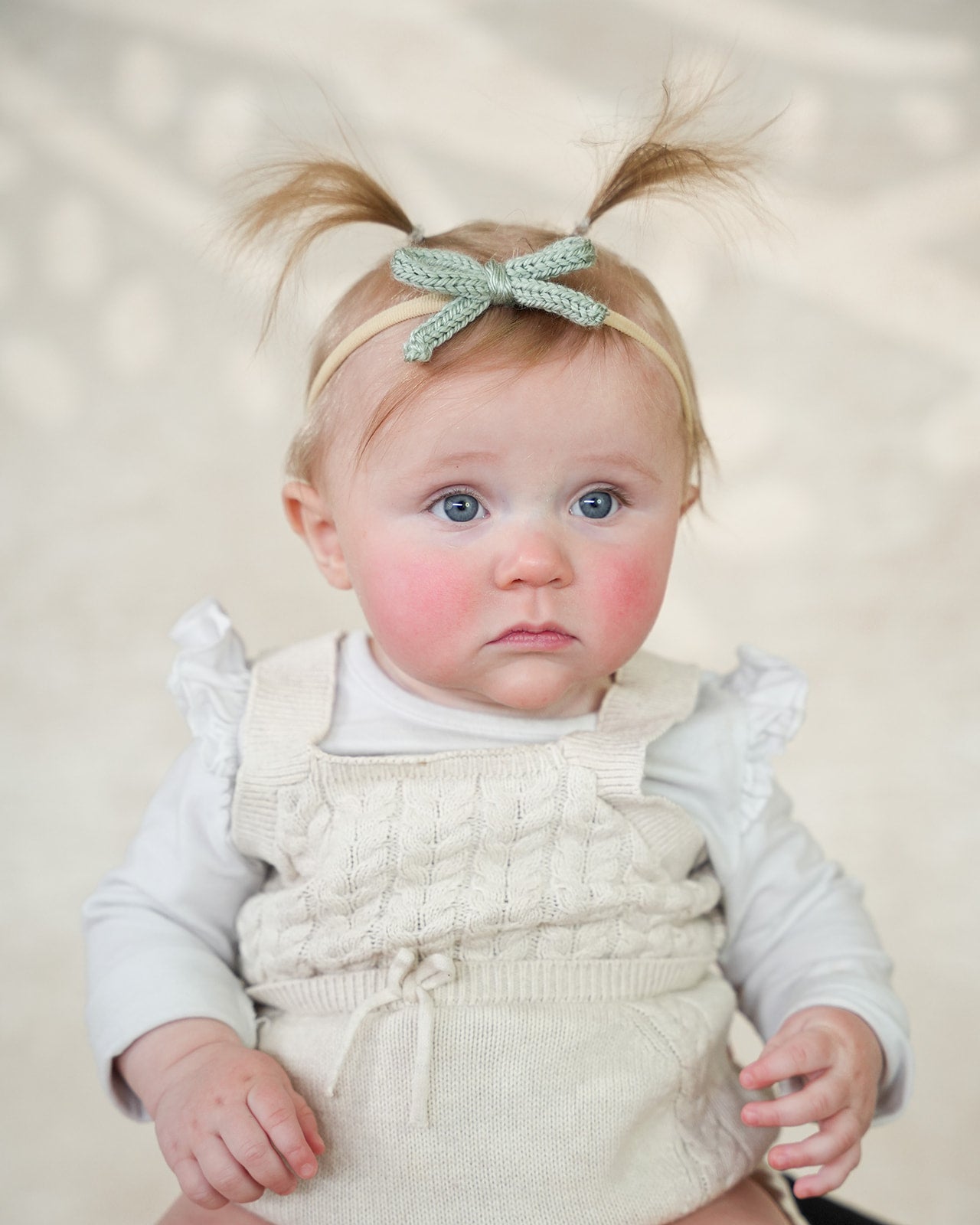 Darla Knit Bow in Mint