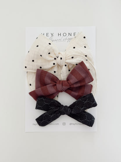 October Bow Set