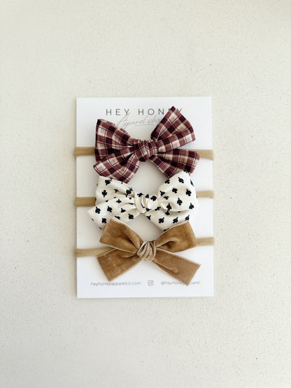 October Bow Set
