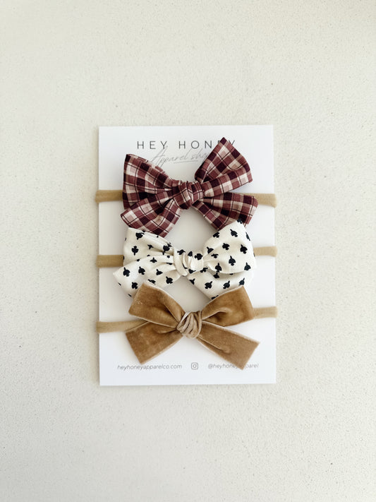 October Bow Set