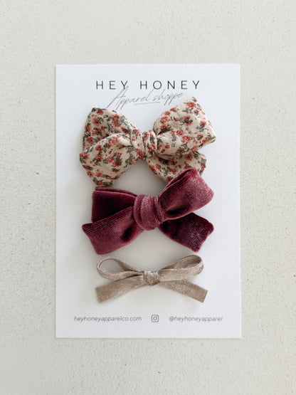 November Bow Set