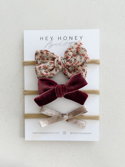 November Bow Set