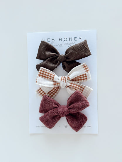 November Bow Set