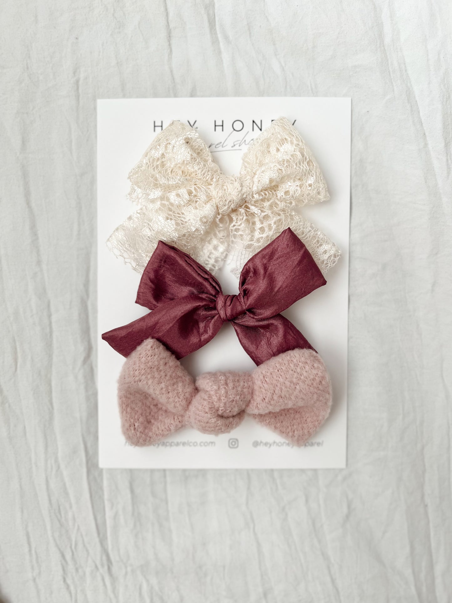 February Bow Set