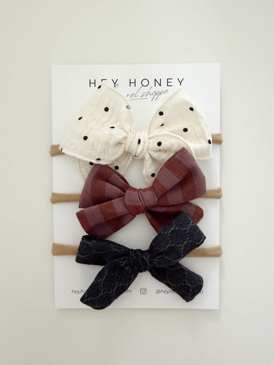 October Bow Set