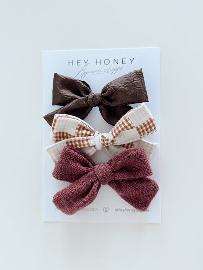 November Bow Set