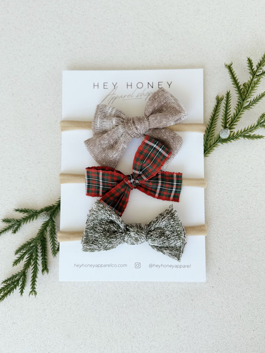 December Bow Set 2025