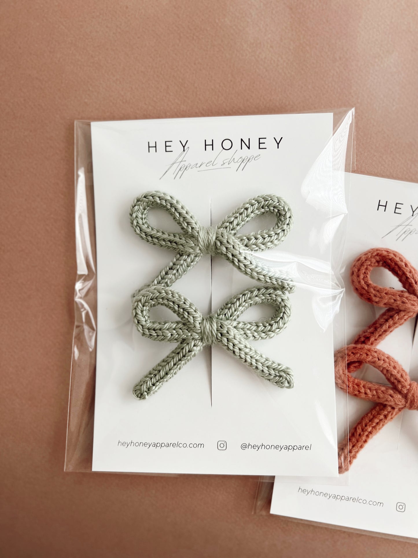 Darla Knit Bow in Mint